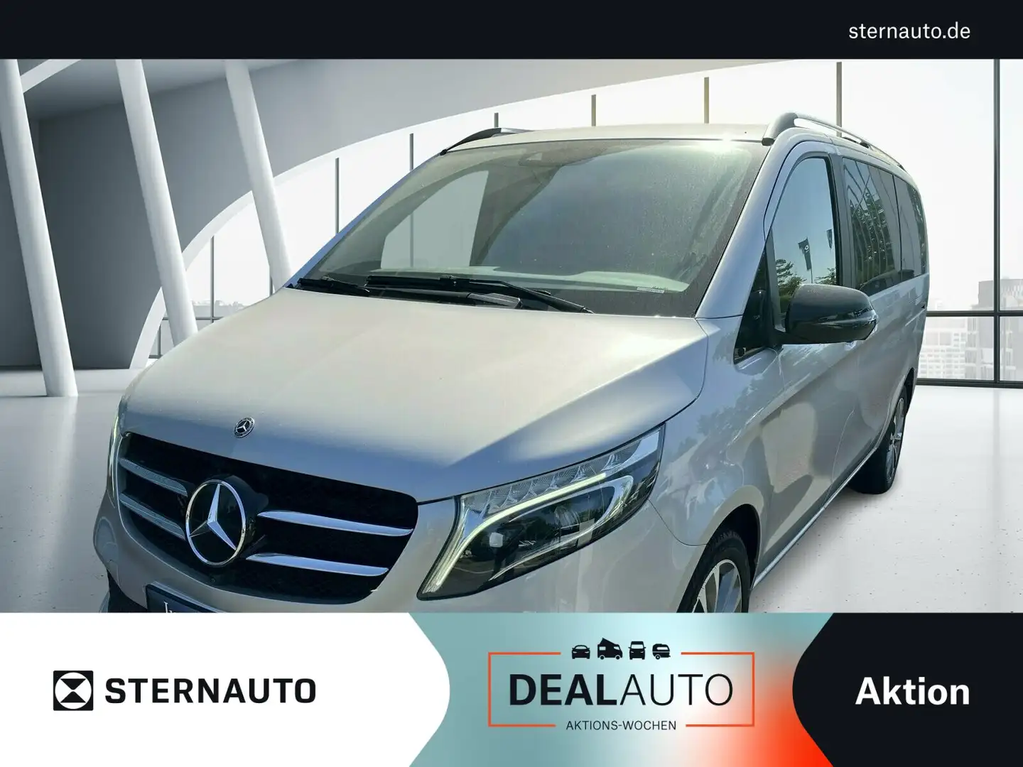Mercedes-Benz V 250 V 250 d AVA/L Pano DISTR. LED Leder Avantgarde SHD Silber - 1