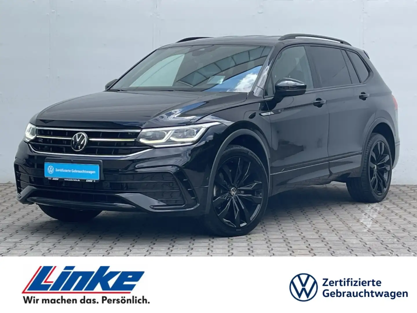 Volkswagen Tiguan Allspace 2.0TSI DSG R-Line 4M Black Style 360°Kamera/ACC/Ap Nero - 1