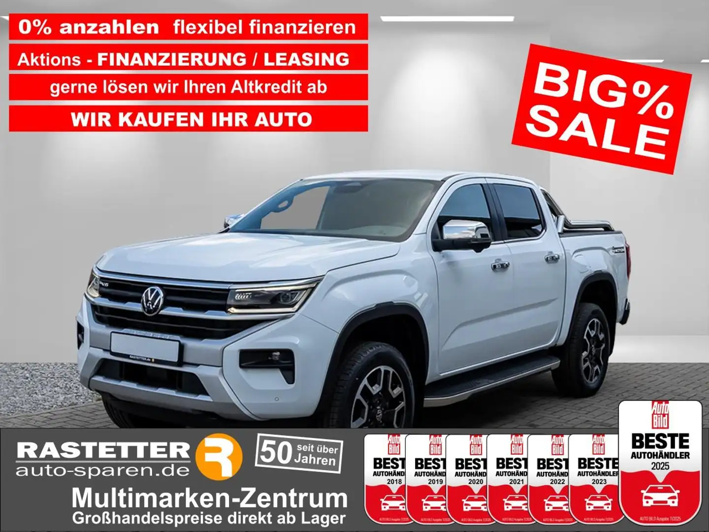 Volkswagen Amarok 3.0 TDI Aventura Styling+AHK+Leder+Harman+Matrix+2 Blanc - 1