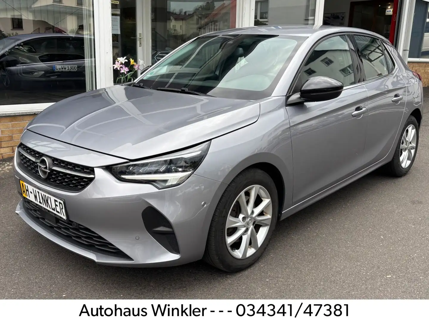 Opel Corsa F Elegance DAB+ Navi PDC Gris - 1