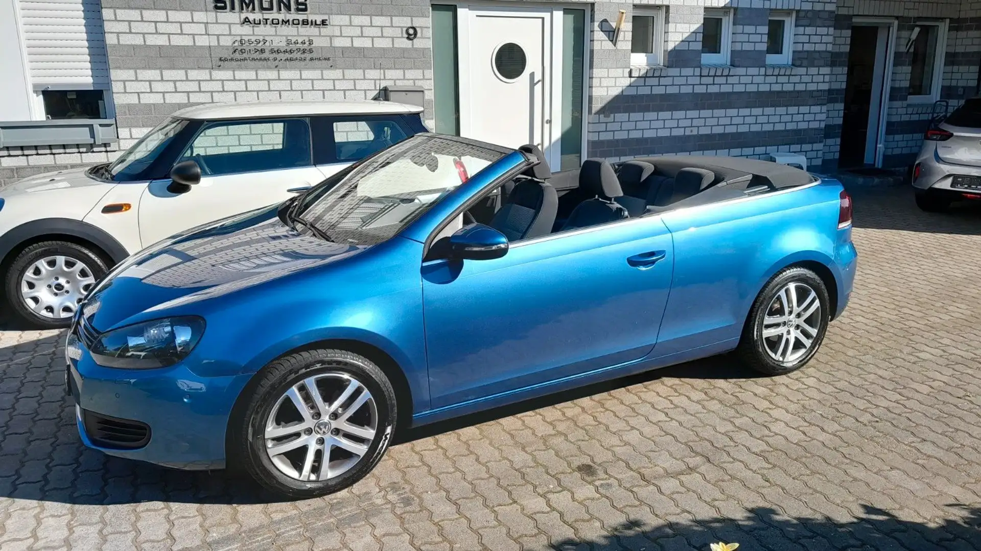 Volkswagen Golf VI Cabriolet Kamera/Navi/SHZ/Park Assist/ Blau - 1