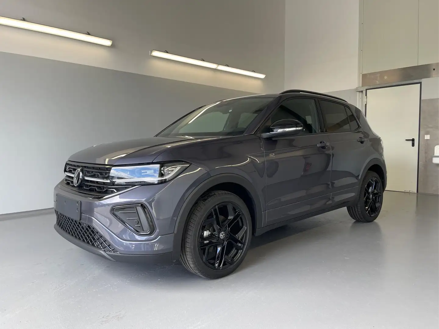 Volkswagen T-Cross R-Line 150PS DSG GV5+Navi+IQ.Light+AHK+Black+Ca... Grau - 1