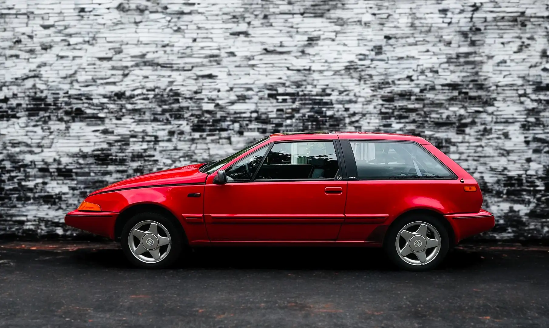 Volvo 480 Turbo Czerwony - 1