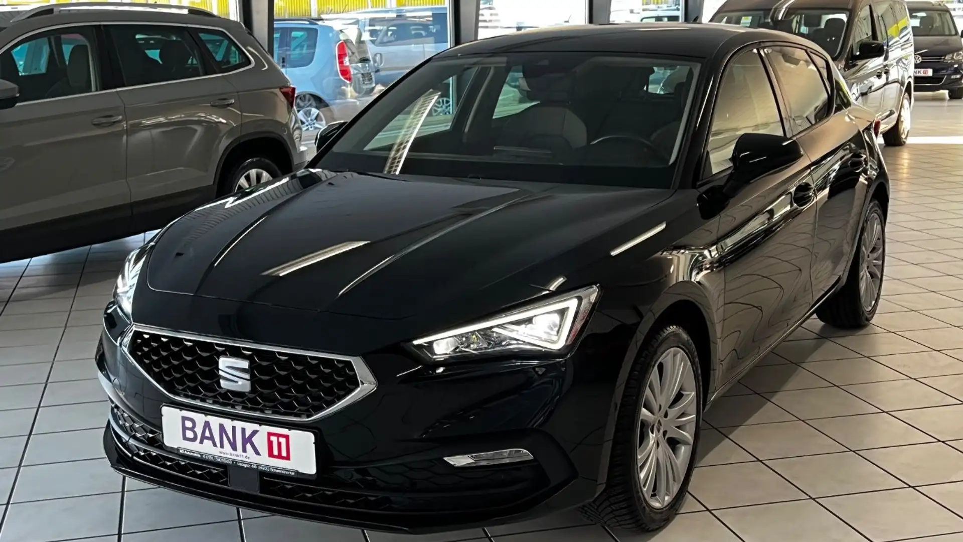 SEAT Leon 1.5 eTSI ACT Style Edition DSG TÜV&Garantie Noir - 2