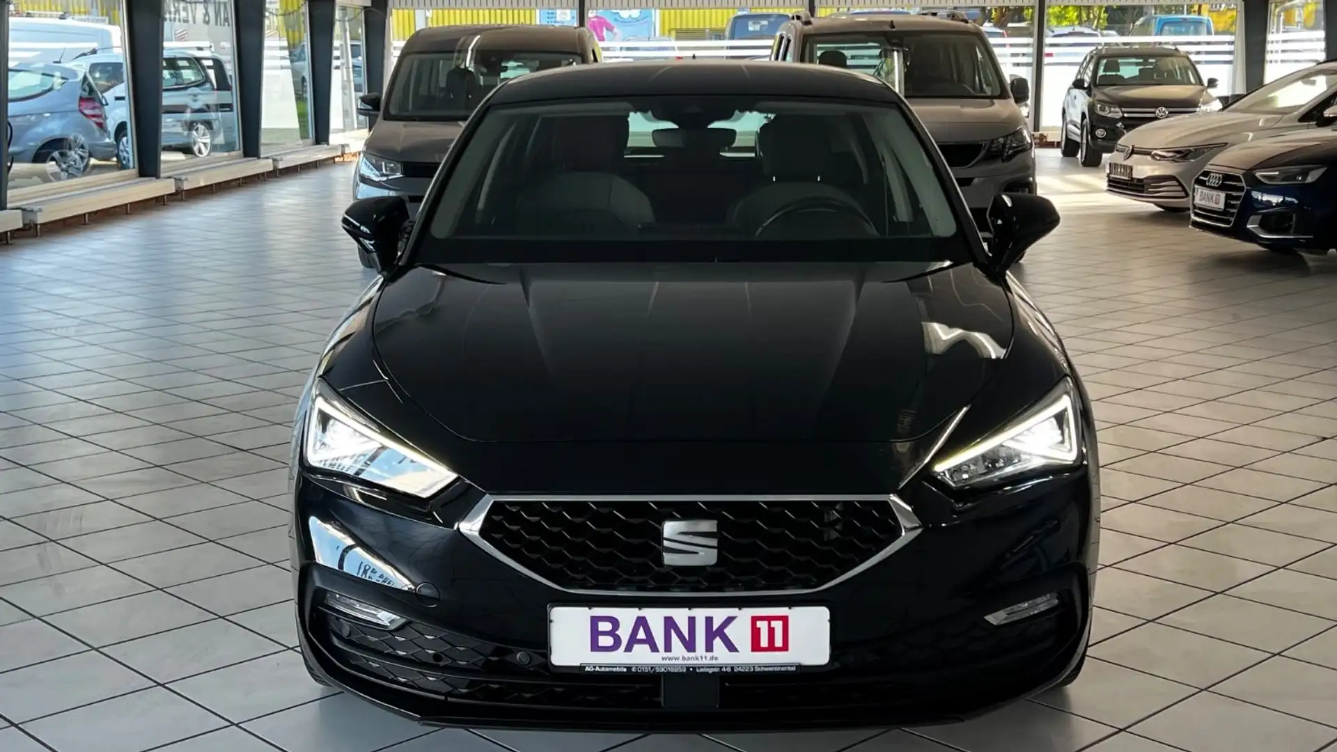 SEAT Leon 1.5 eTSI ACT Style Edition DSG TÜV&Garantie Noir - 1
