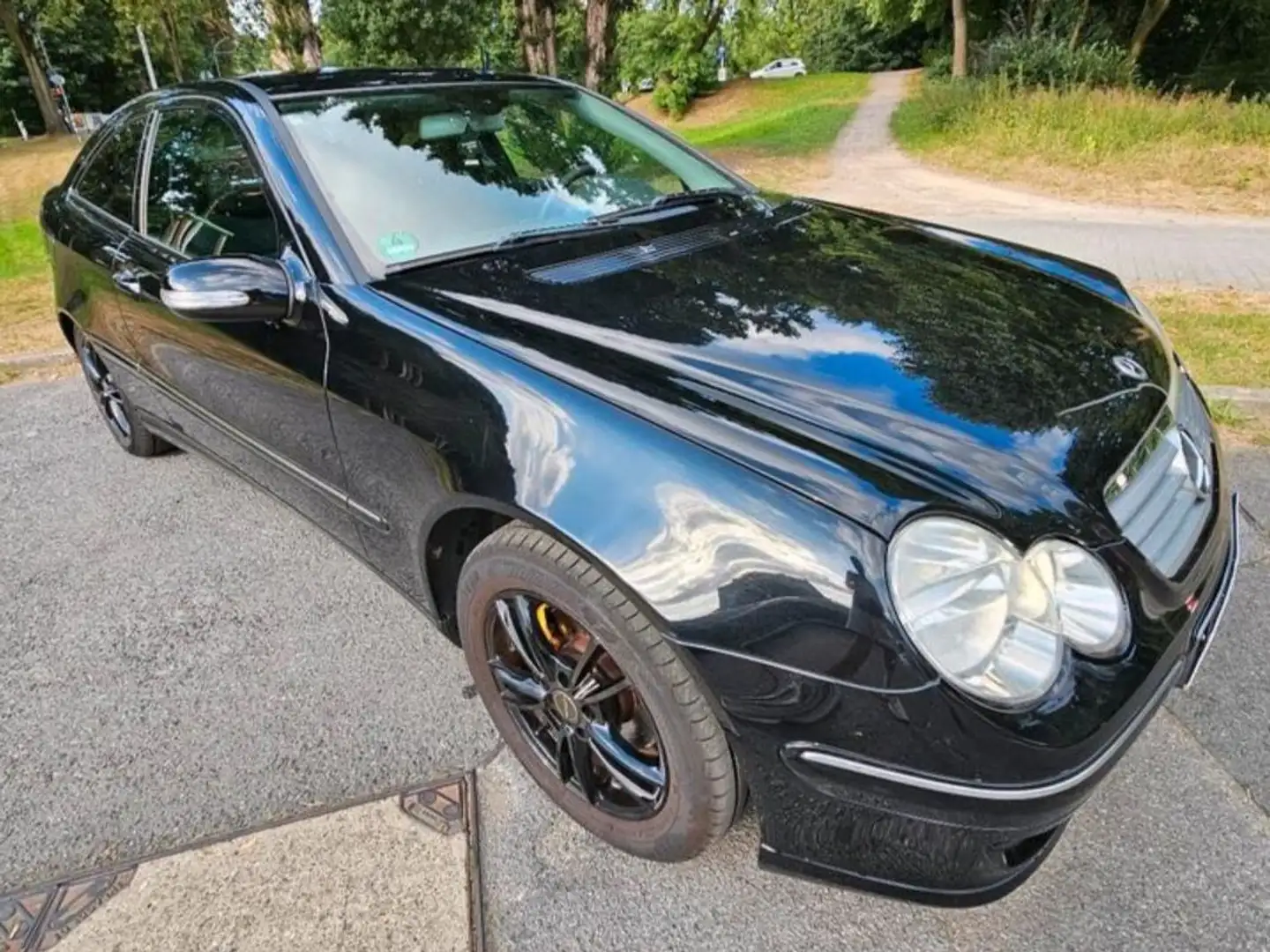 Mercedes-Benz C 160 C 160 Kompressor Sportcoupe Czarny - 2