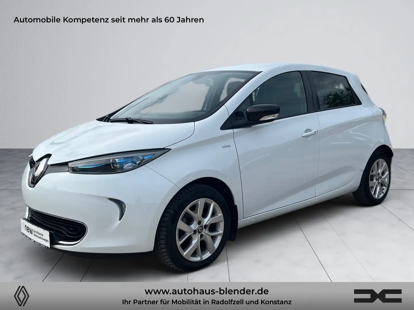 Renault ZOE LIFE ZE 40 Batteriemiete Weiß - 1