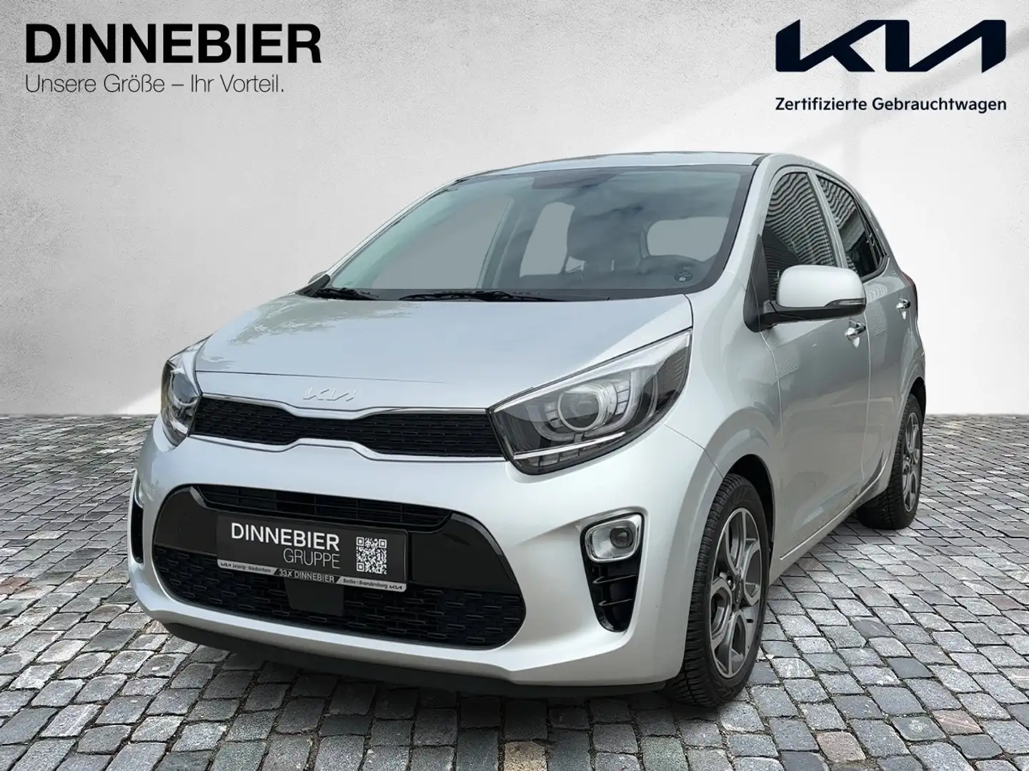 Kia Picanto 1.2 Spirit Automatik+Navi+Kamera+SHZ Argent - 2