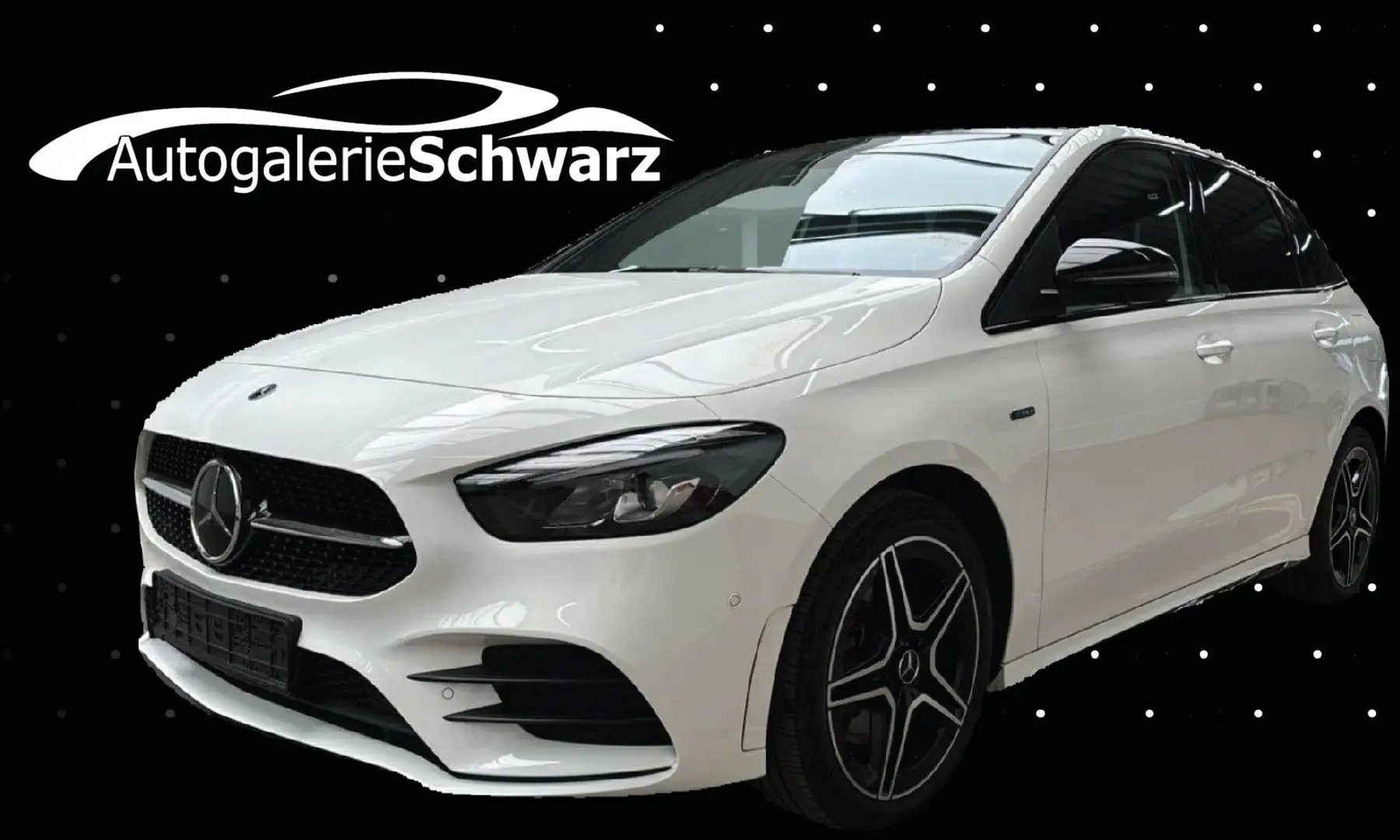 Mercedes-Benz B 250 e 8G AMG NIGHT DIST+AUGR+TOTW 360° AMB PANO Weiß - 1
