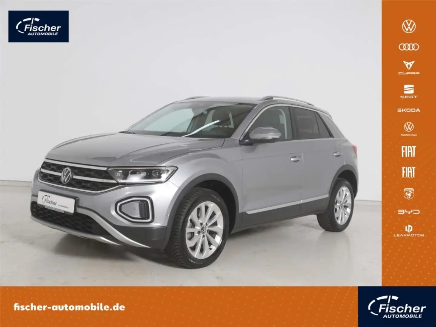 Volkswagen T-Roc 2.0 TDI Style DSG NAV/LED/RFK/ACC/PDC/SH Silber - 1