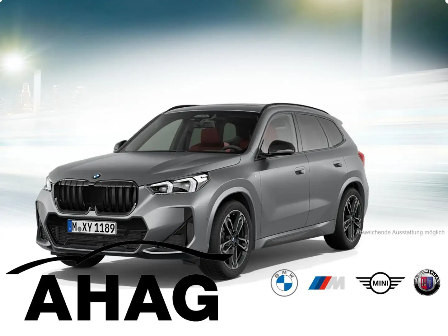 BMW X1 xDrive23d Steptronic M Sportpaket Panorama Grau - 2
