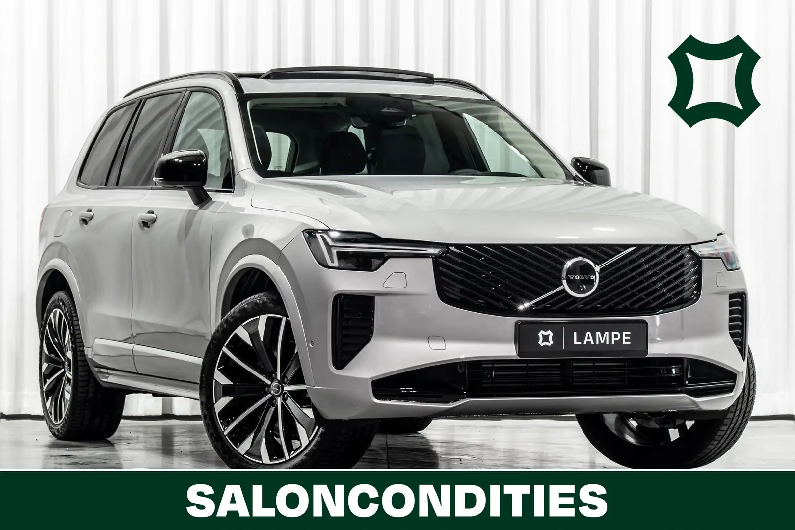 Volvo XC90 T8 AWD Hybrid Ultra Dark Pano Keyless H/K HUD ACC Silber - 1
