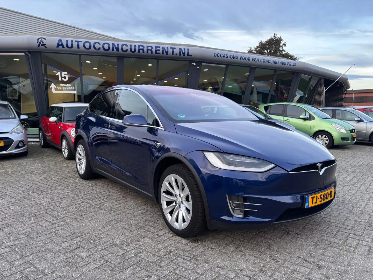 Tesla Model X 100D, Autopilot, Inruil mogelijk. Albastru - 1