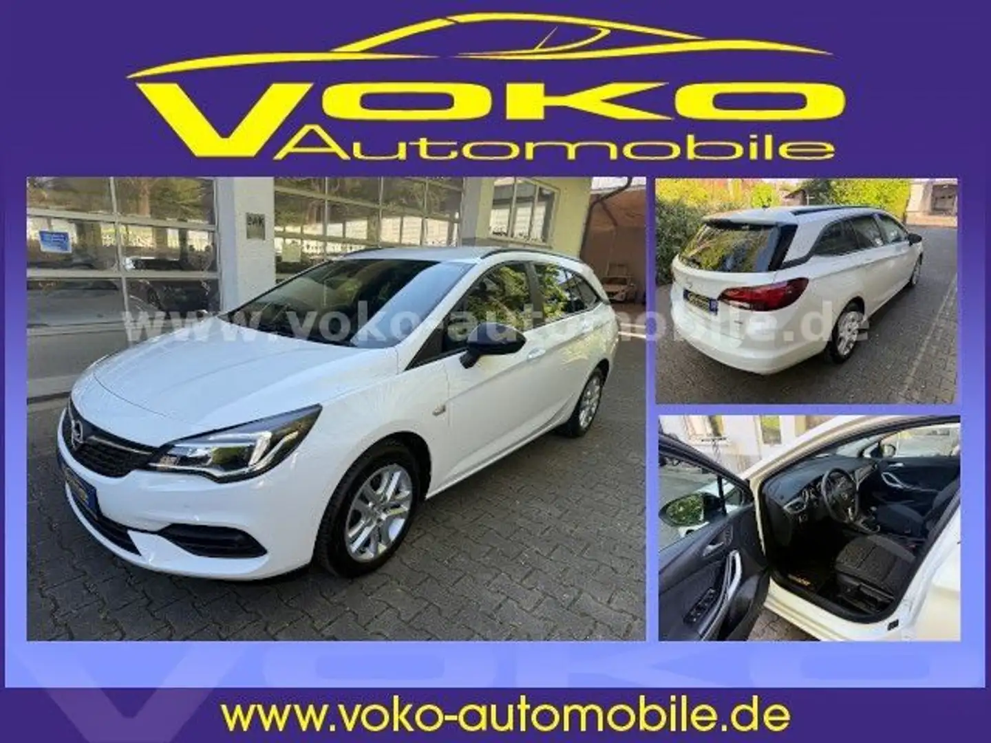 Opel Astra ST 1.2turbo Edition S&S ACA CarPlay 1.Hd. Weiß - 1