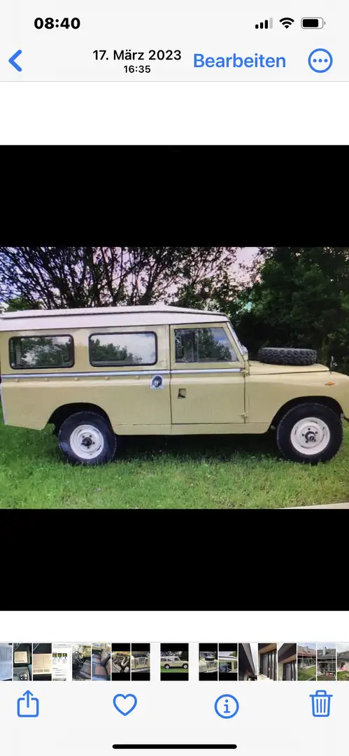 Land Rover Series 3 Sitzer Vorne,Hardtop Zum Abnehmen, Бежевий - 1