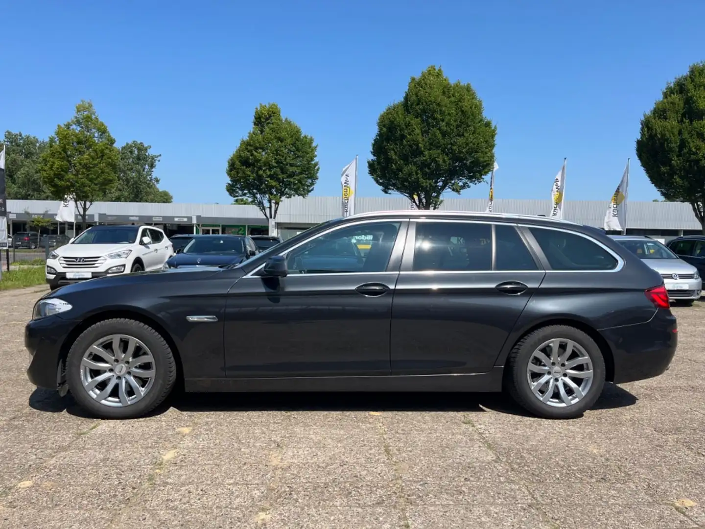 BMW 520 d Automatik,Scheckheft,Bi-Xenon,TÜV Neu Grau - 2