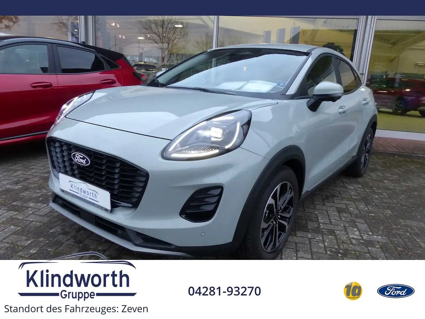 Ford Puma 1.0 EcoBoost mHEV Titanium iACC,360°Kamera Grigio - 1