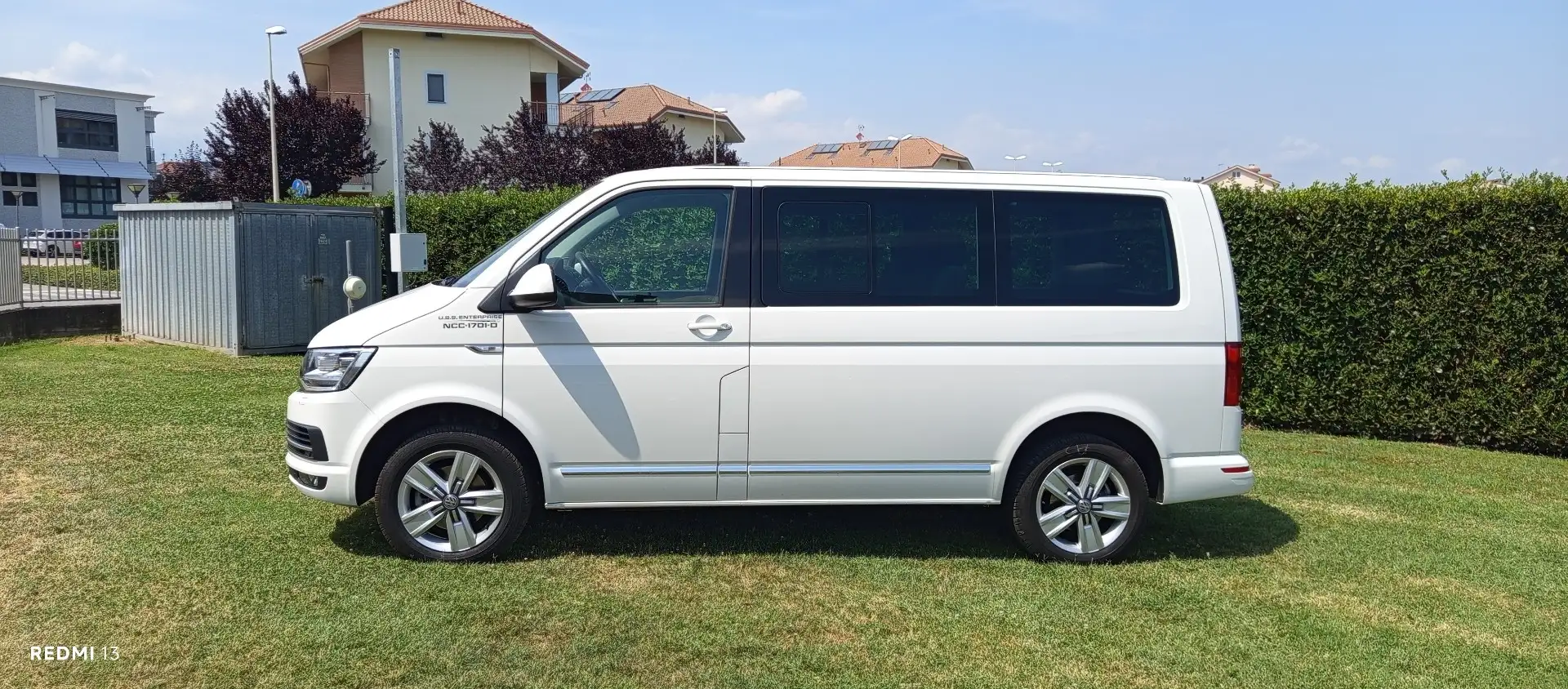 Volkswagen T6 Caravelle caravelle 4motion dsg 5 posti  N1 Bianco - 2