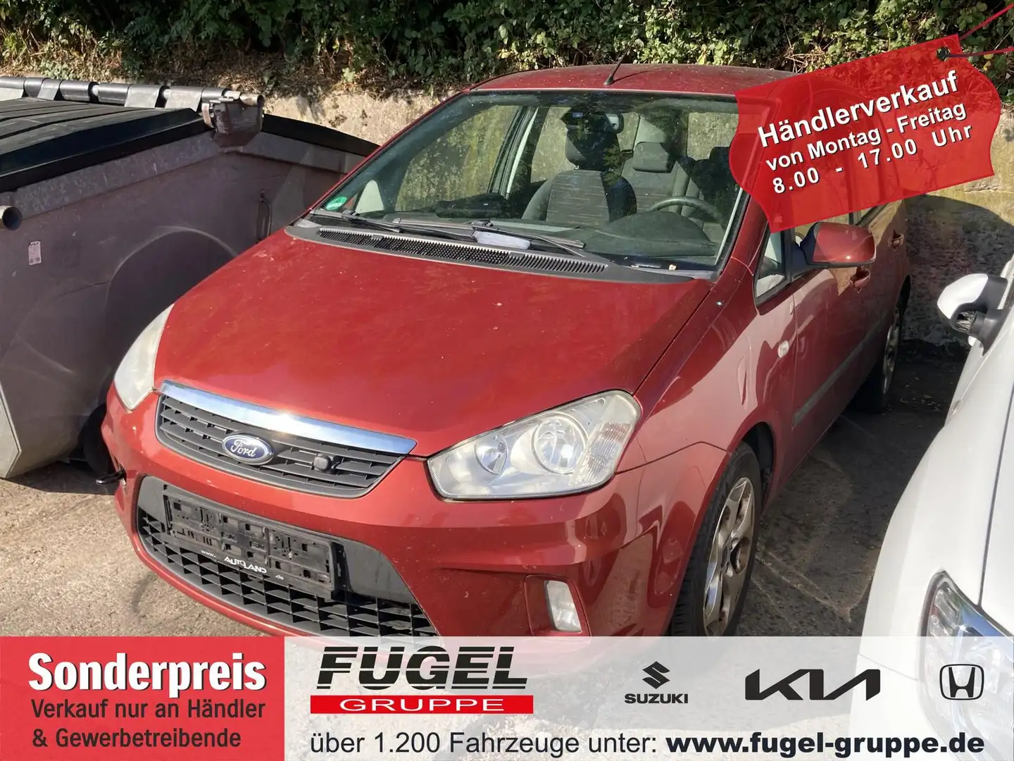 Ford C-Max 1.8 Flexifuel Style SHZ|Alu16Z.|Klimaaut. Rot - 1