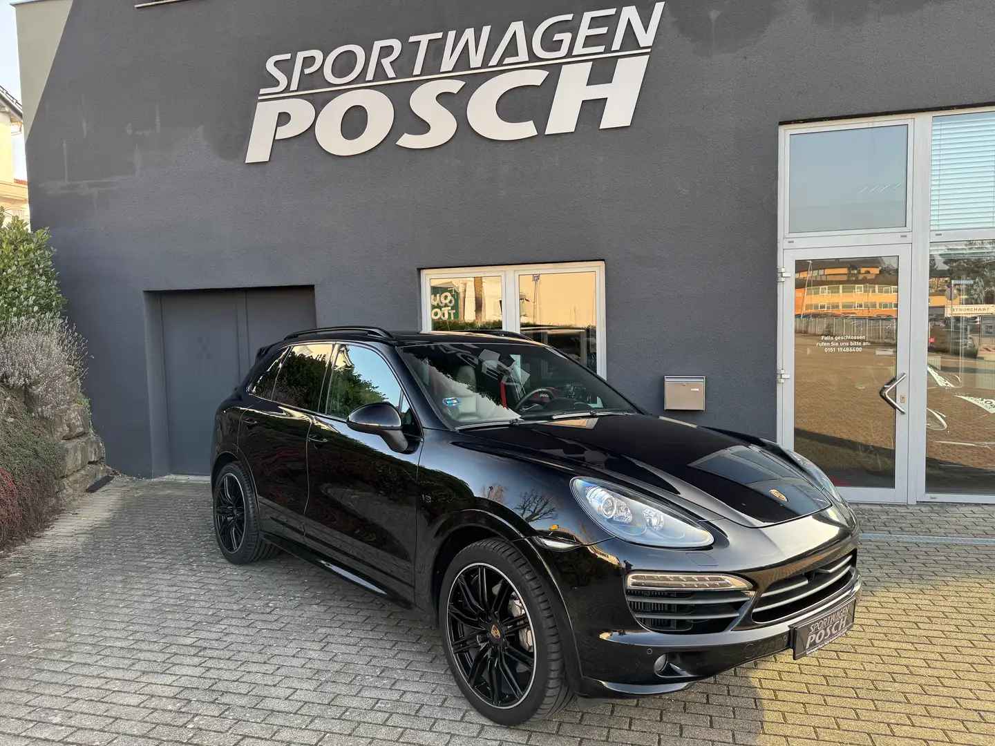 Porsche Cayenne S Diesel Sport Design Paket, Pano, Luft Schwarz - 1