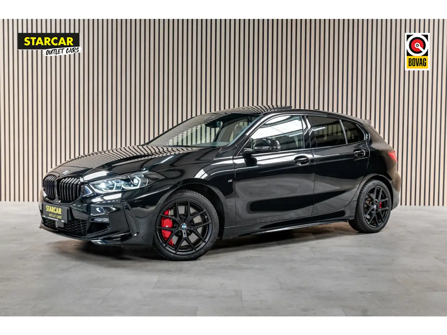 BMW 120 1-serie hatchback i Edition Colorvision ACC|HUD|PA Schwarz - 1
