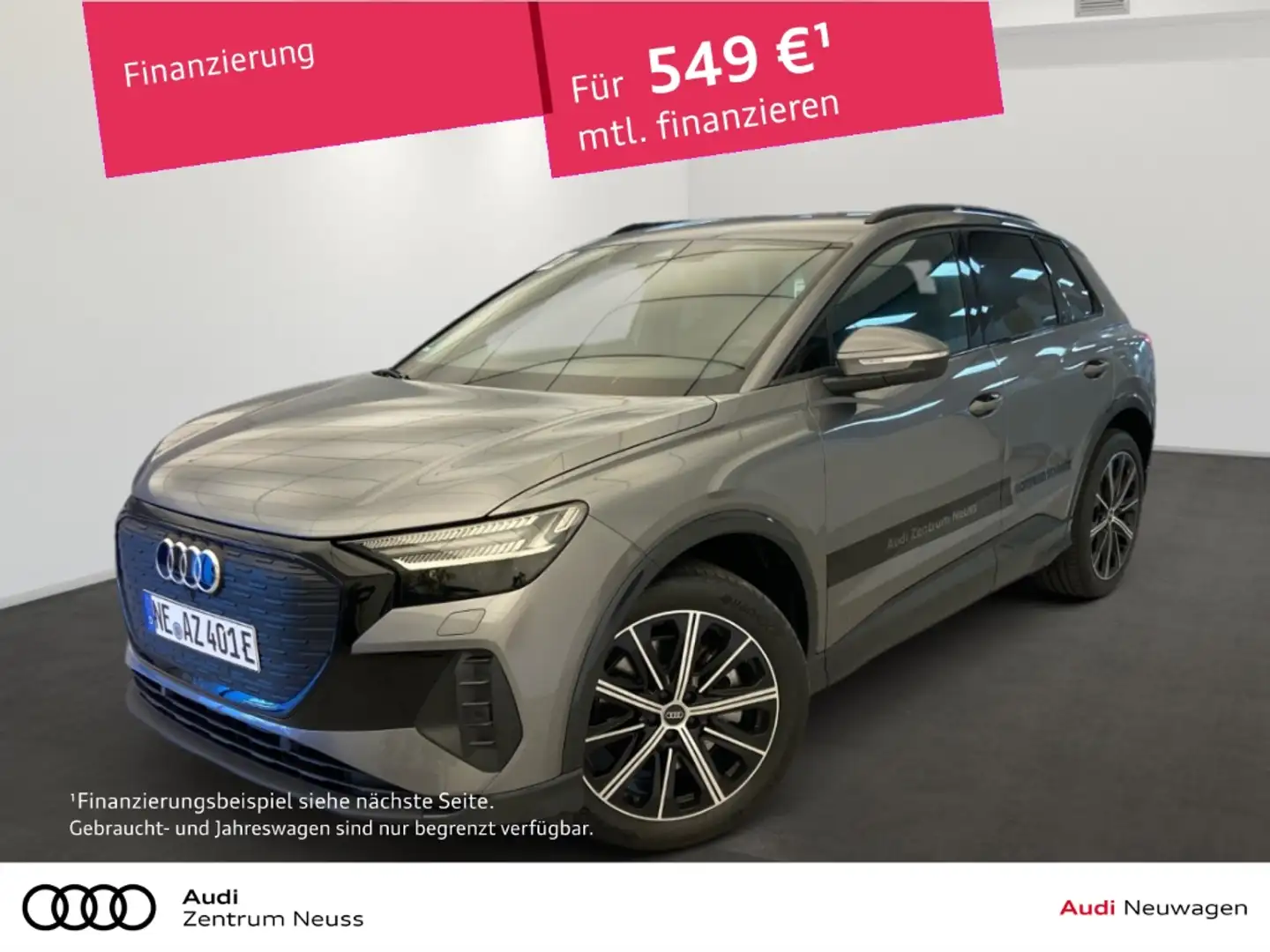 Audi Q4 e-tron 45 210 KW 0 25% Versteuerung Grau - 1