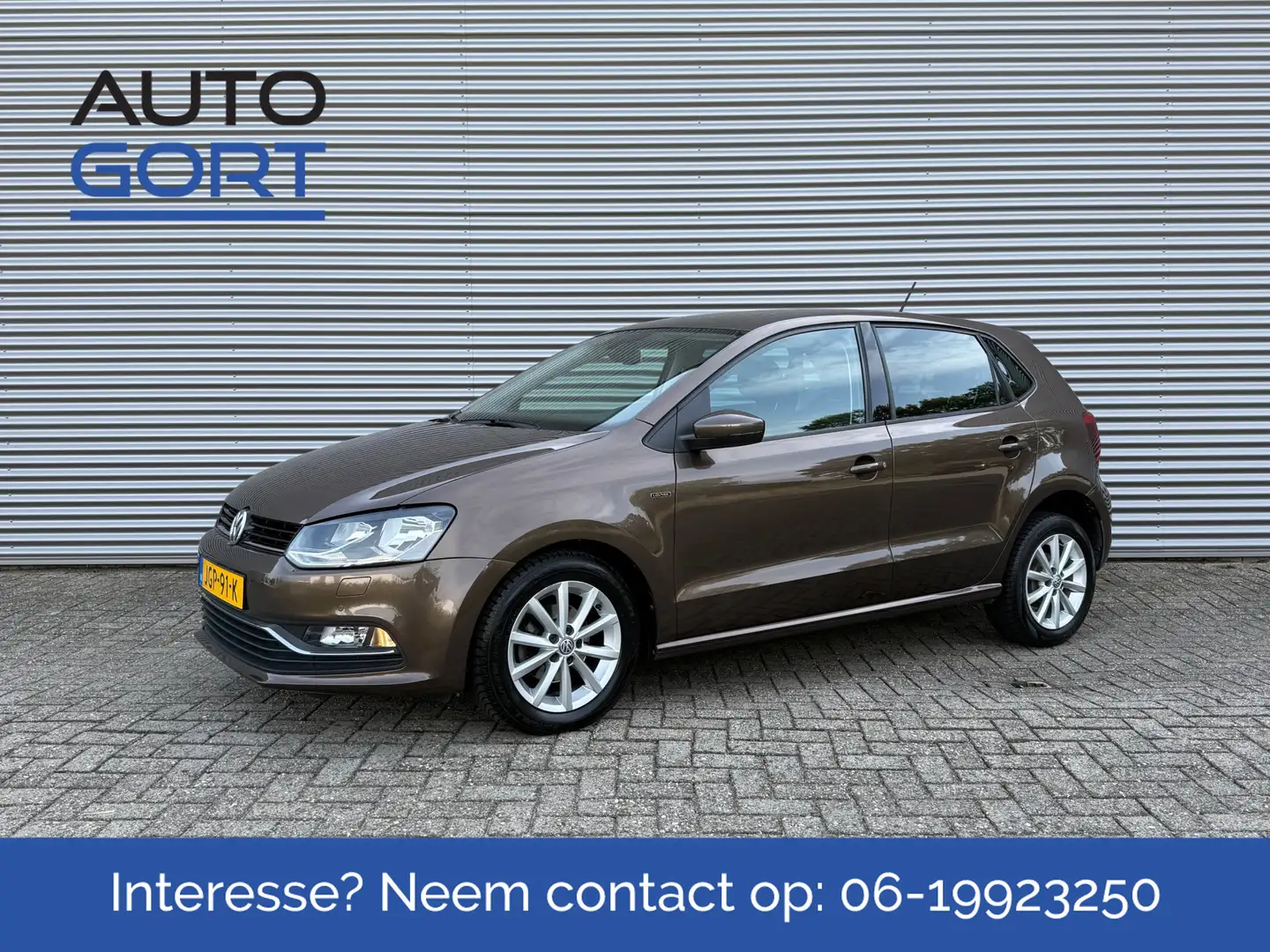 Volkswagen Polo 1.0 Lounge | 5 Deurs | Climate control | Stoelverw Bruin - 1