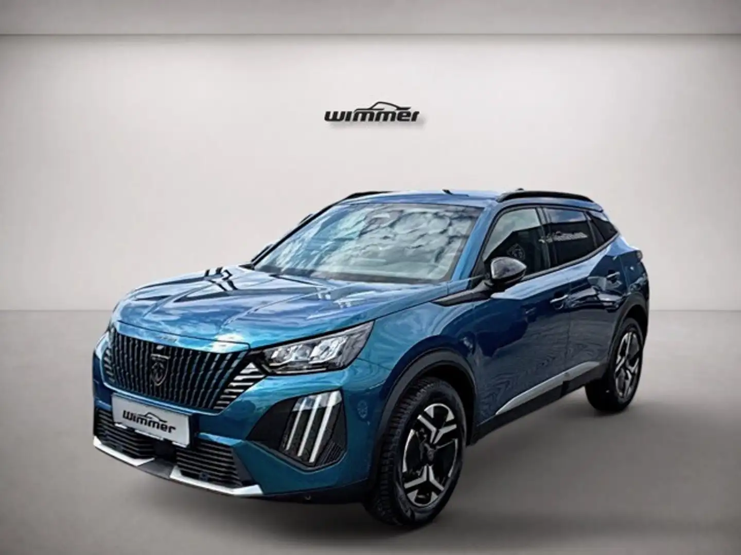 Peugeot 2008 Hybrid 145 e-DCS6 Allure Blau - 1