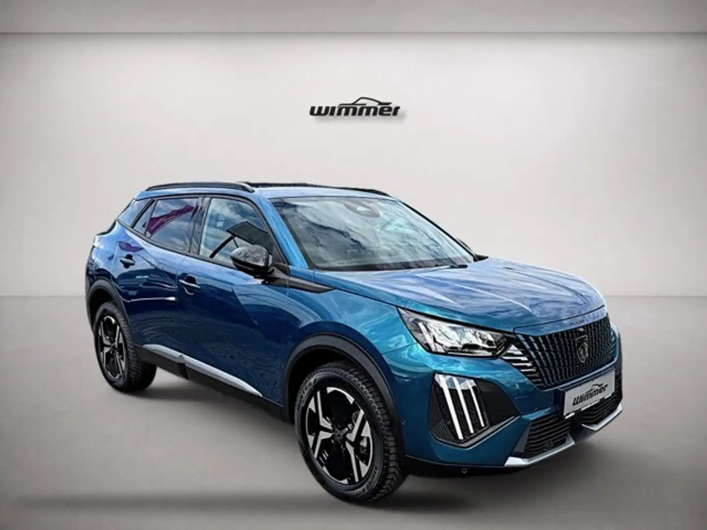 Peugeot 2008 Hybrid 145 e-DCS6 Allure Blau - 2
