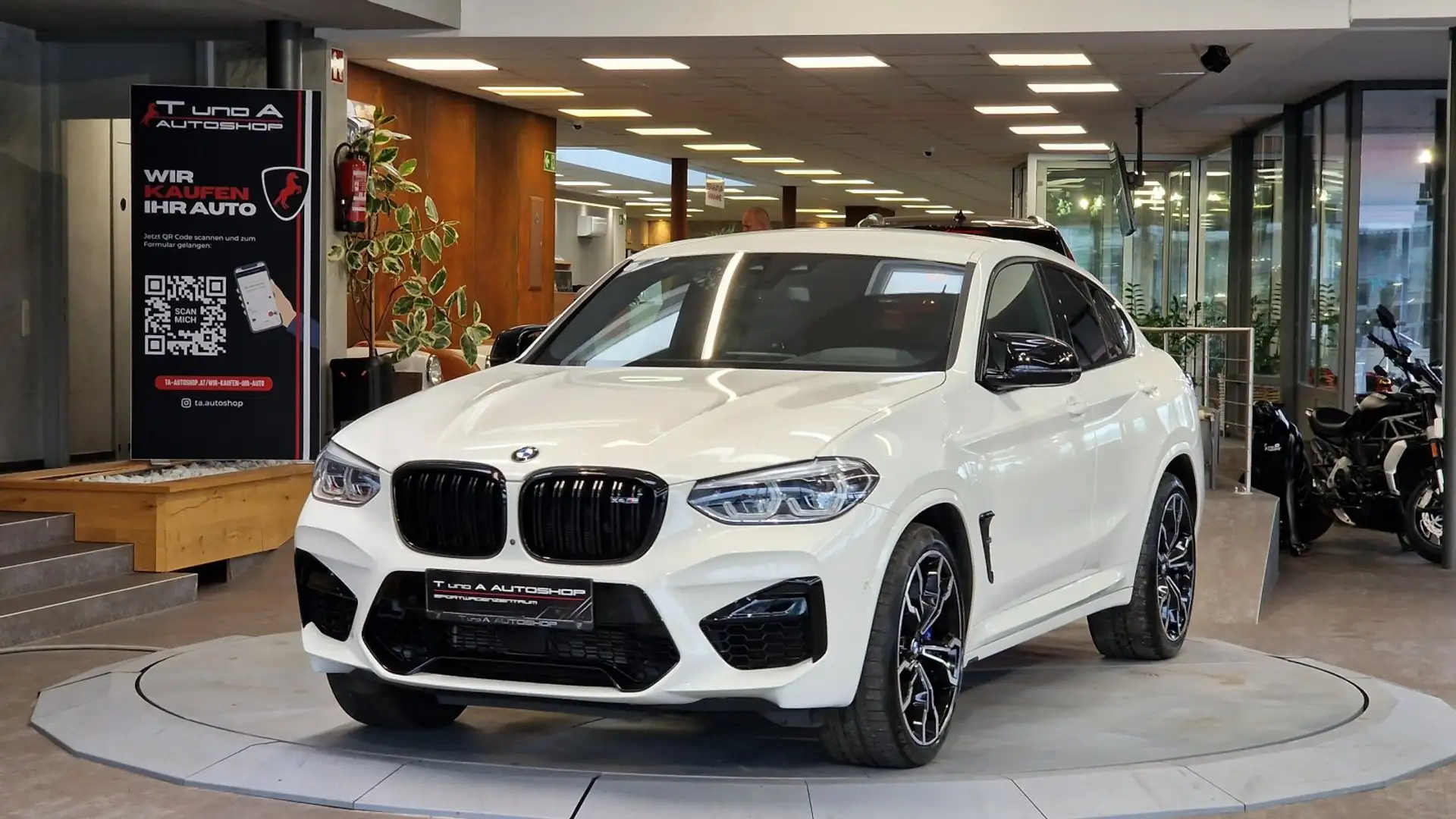 BMW X4 M Competition Aut. *Head-up*360°*H&K* Blanc - 2