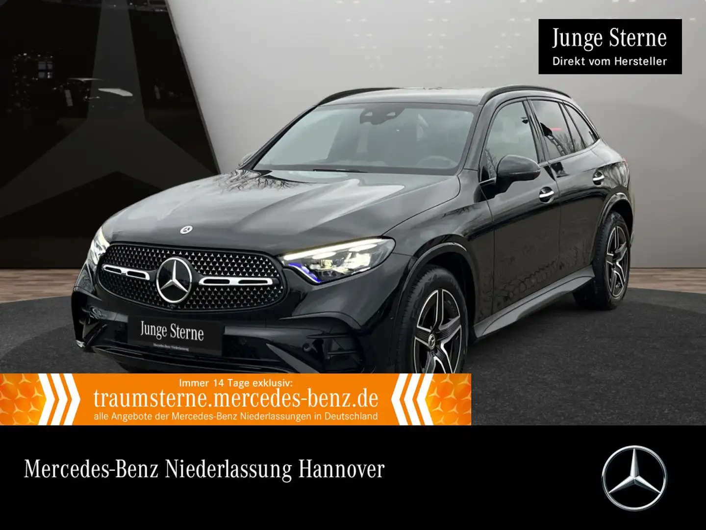 Mercedes-Benz GLC 300 d 4M AMG+NIGHT+360+AHK+BURMESTER+KEYLESS Schwarz - 1