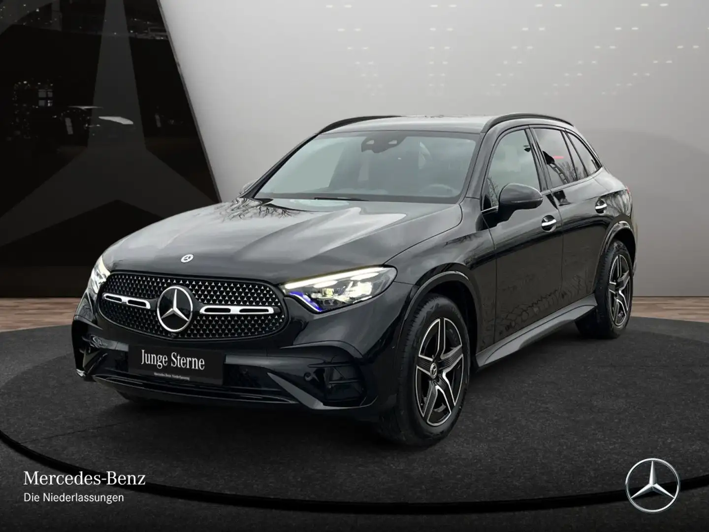 Mercedes-Benz GLC 300 d 4M AMG+NIGHT+360+AHK+BURMESTER+KEYLESS Schwarz - 2