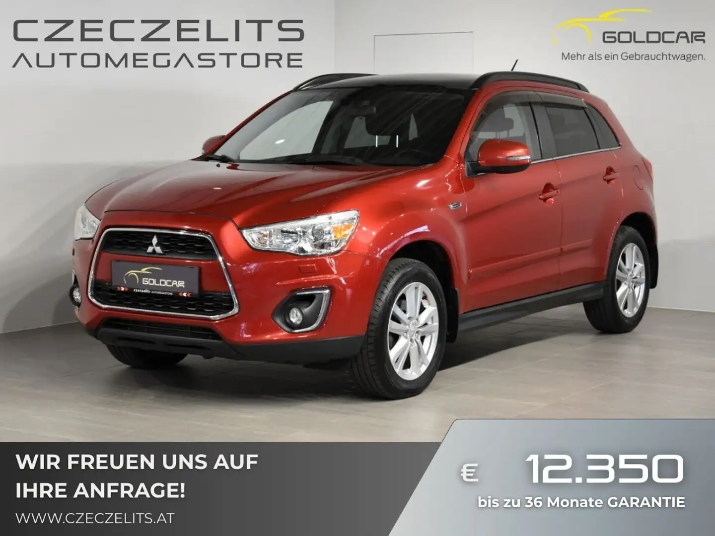 Mitsubishi ASX 2,2 DI-D Intense+ Aut. **ALLRAD** Rot - 1