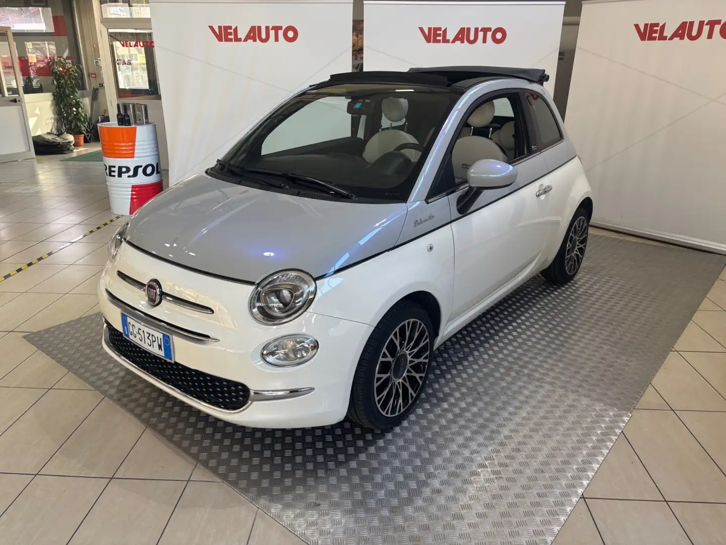 Fiat 500 500 C 1.0 Hybrid Dolcevita Bianco - 1