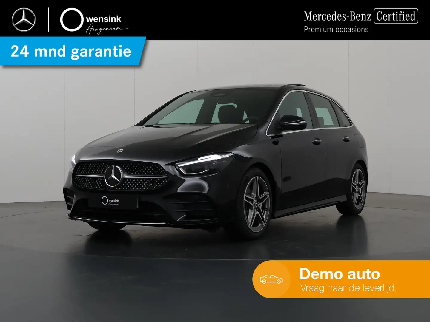 Mercedes-Benz B 180 Star Edition AMG Line | Panoramadak | Elektrisch v Zwart - 1