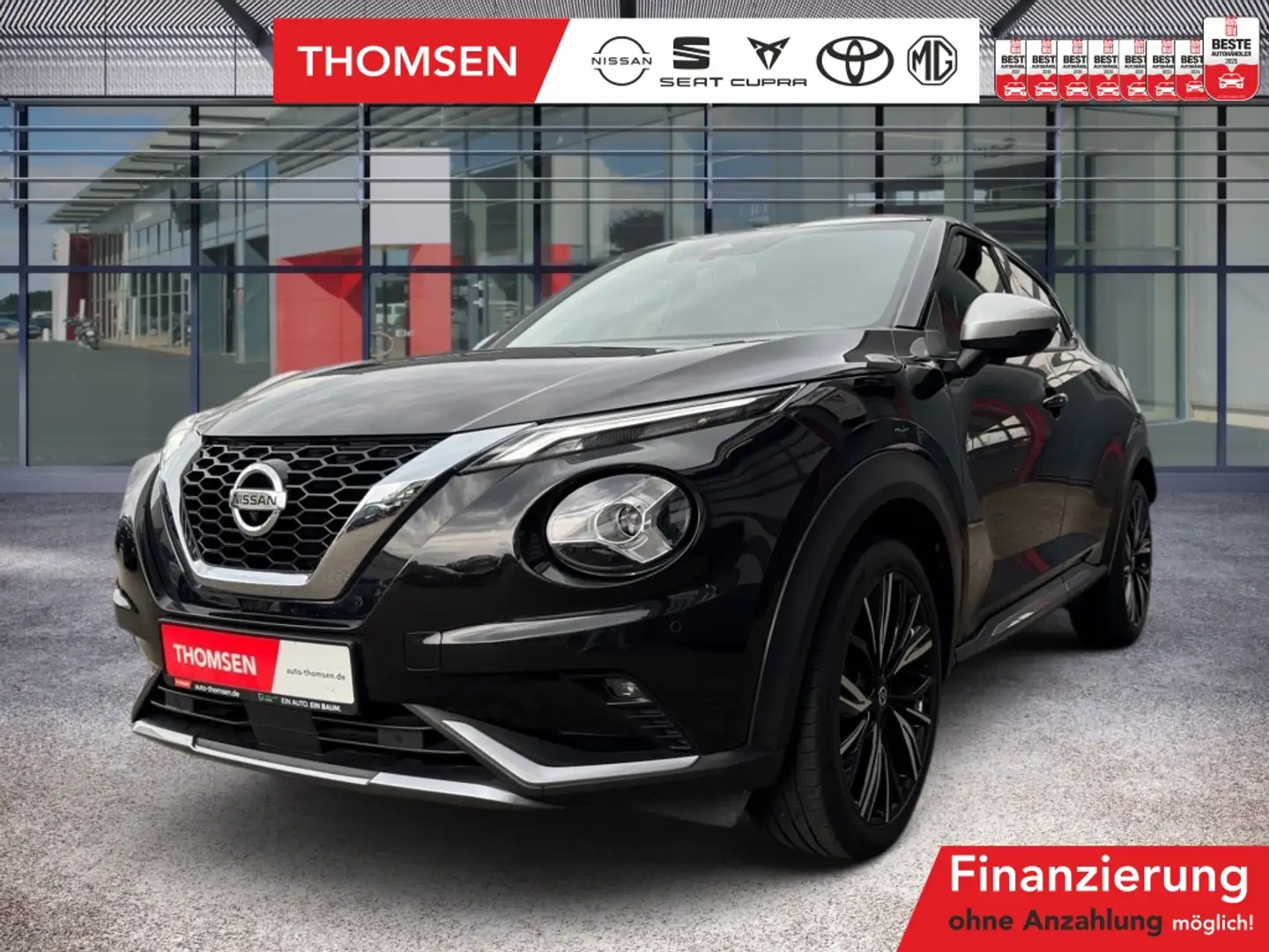 Nissan Juke 1.0 DIG-T N-Design LED Alcant. SpurH PDC Noir - 1