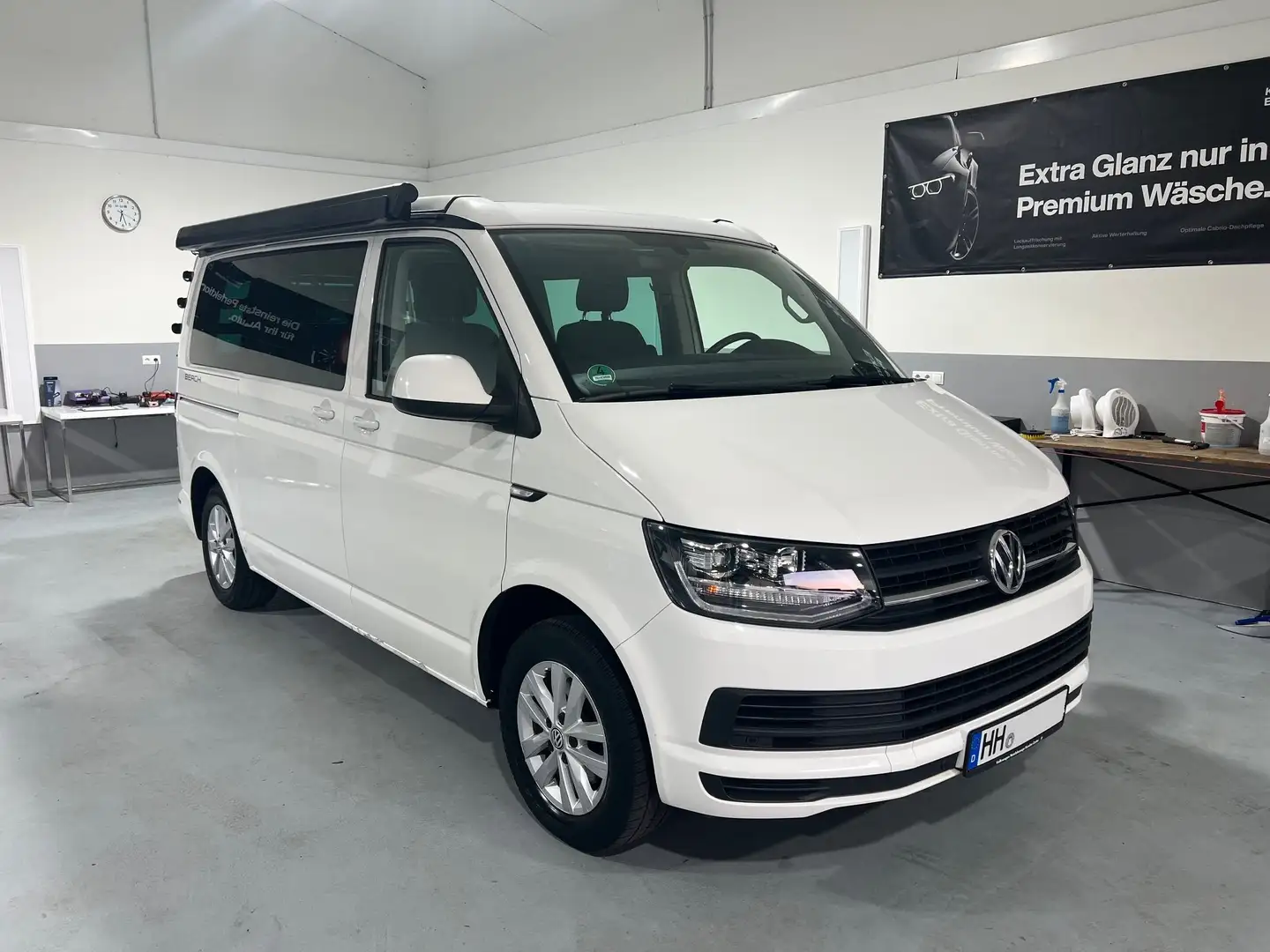 Volkswagen T6 California Aufstelldach - LED - 1. Hand - AHK - Standheizung Weiß - 1