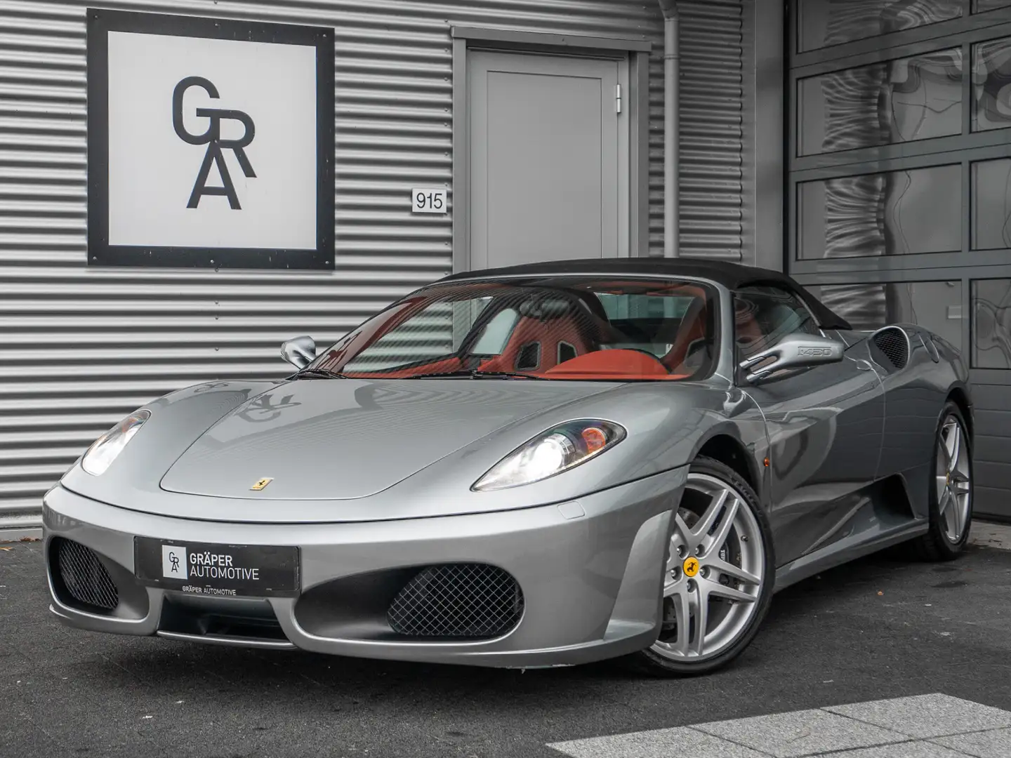 Ferrari F430 4.3 V8 Spider F1 | Carbon sportstoelen | Leder Grijs - 1