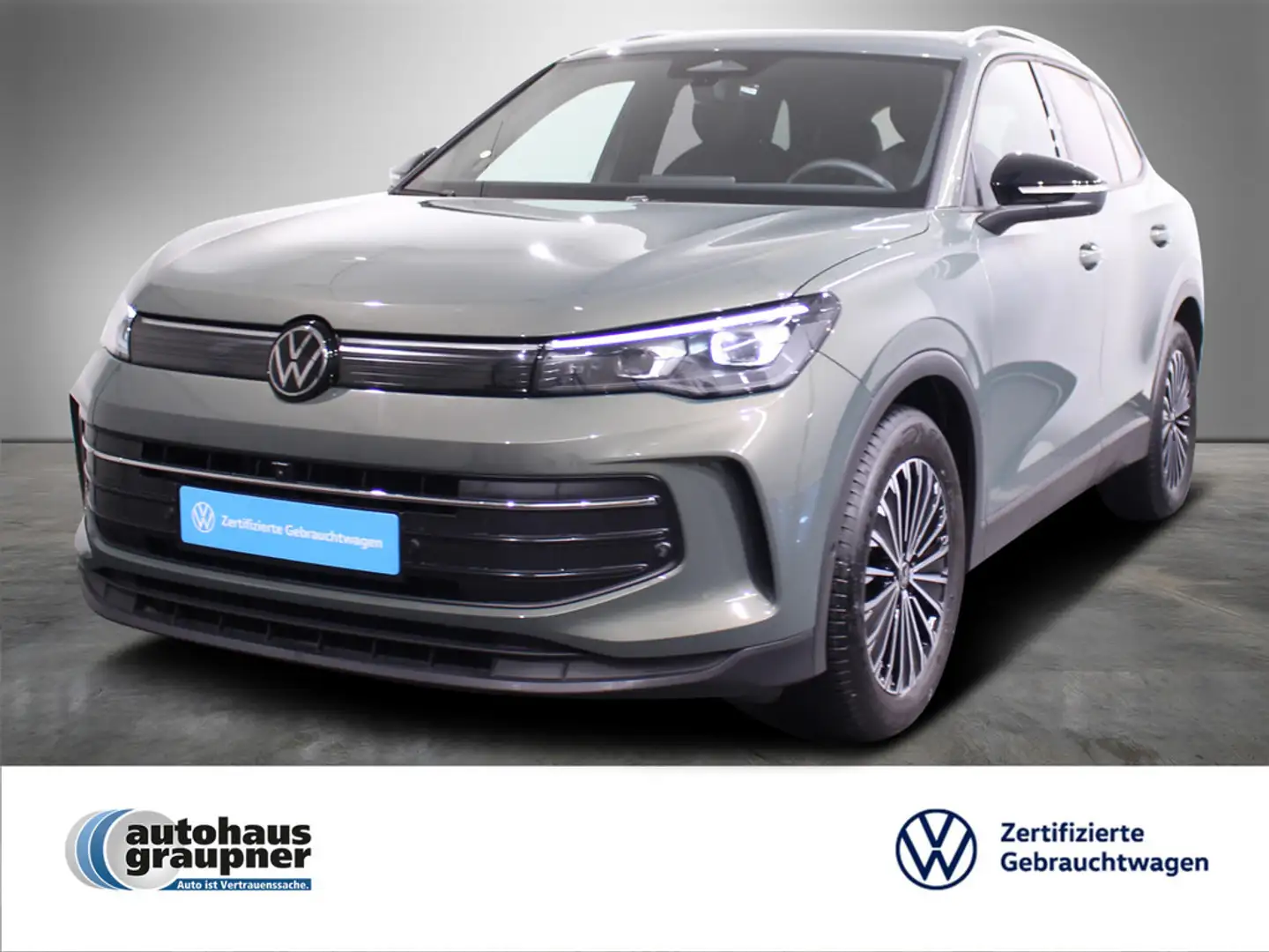 Volkswagen Tiguan 1.5 eTSI Goal NAVI AHK MATRIX-LED 360° Grün - 1