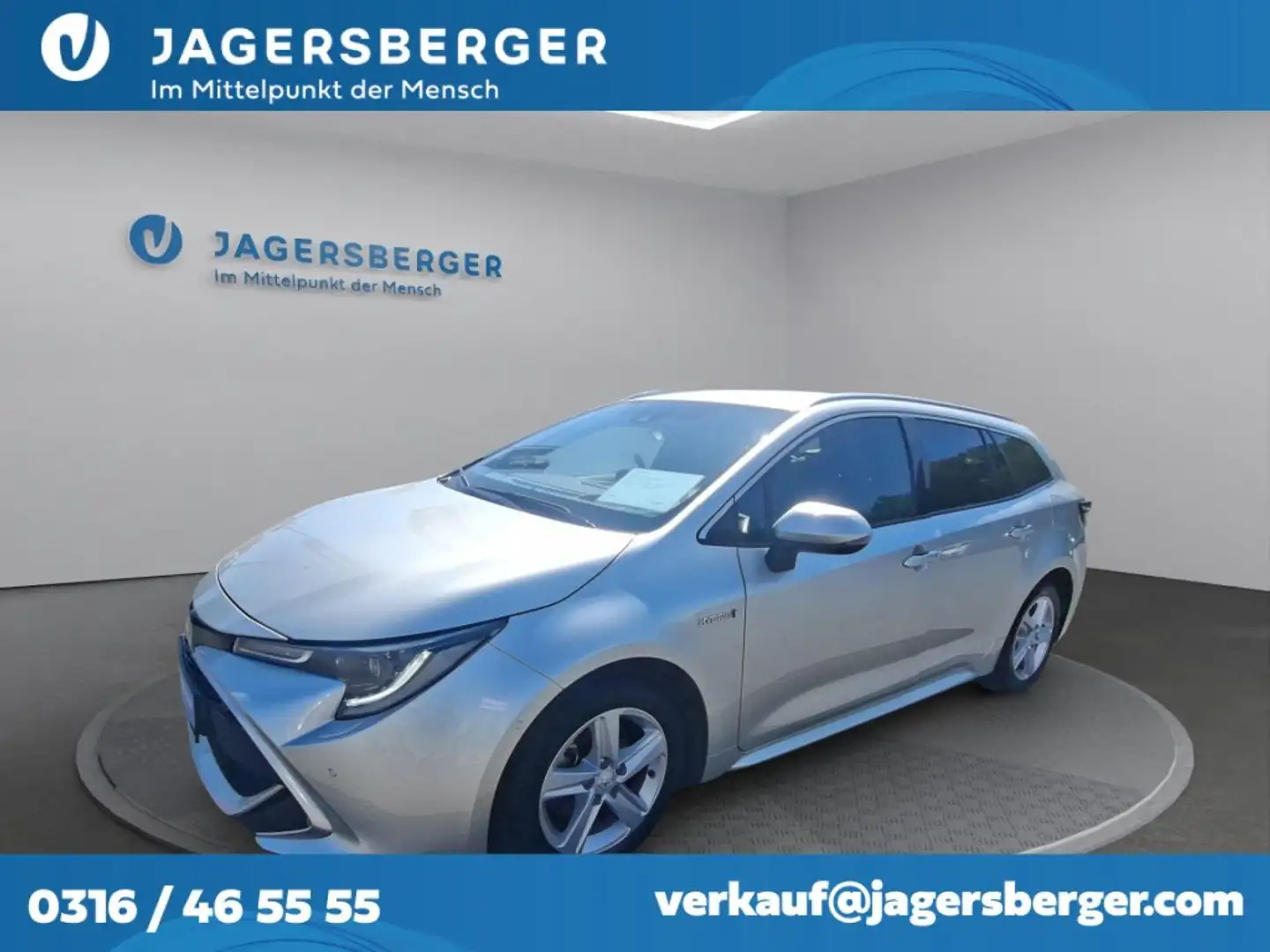 Toyota Corolla 2,0 Hybrid Touring Sport Grau - 1