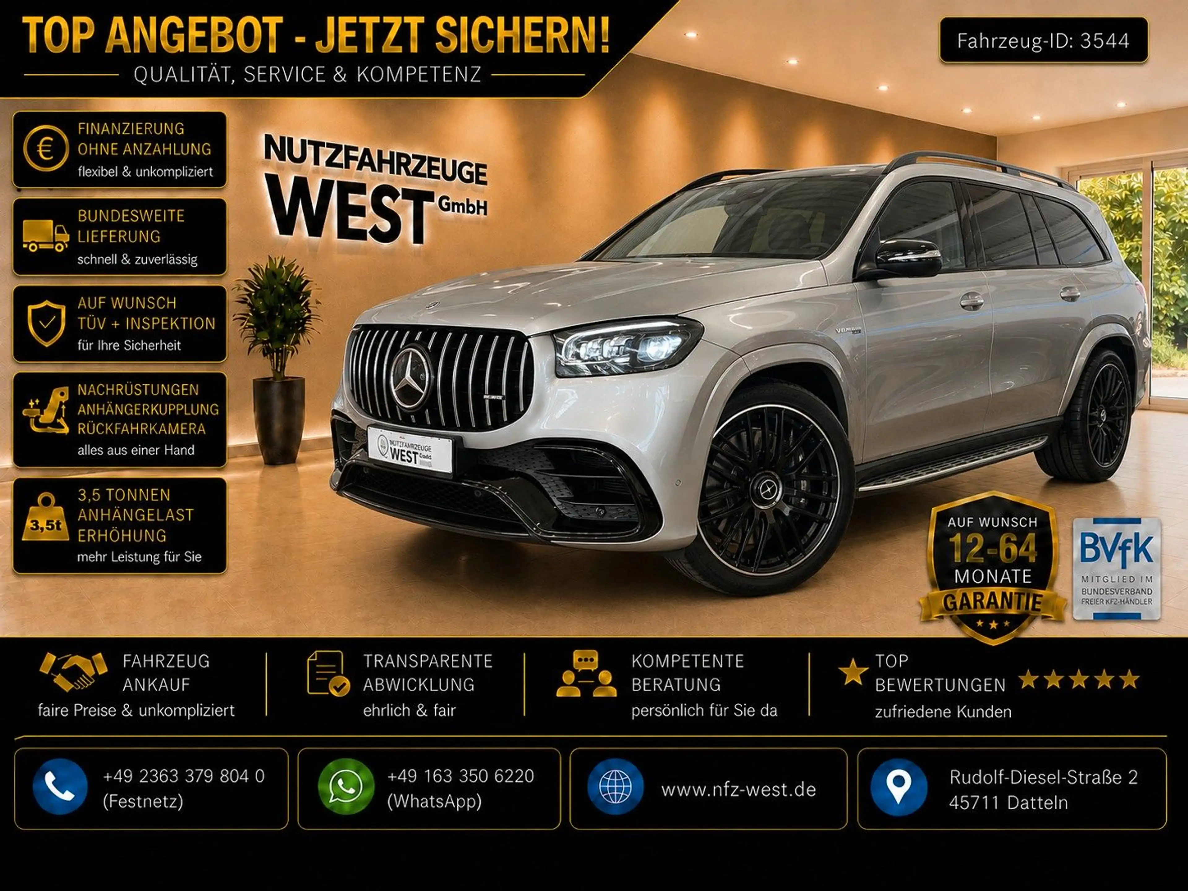 Mercedes-Benz GLS 63 AMG AMG 4Matic+ *Exclusive Edition*7-Sitzer*