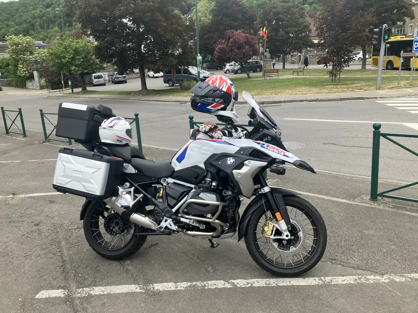 BMW R 1250 GS full rallye 2023 garantie 3ans 1700km Blanc - 1