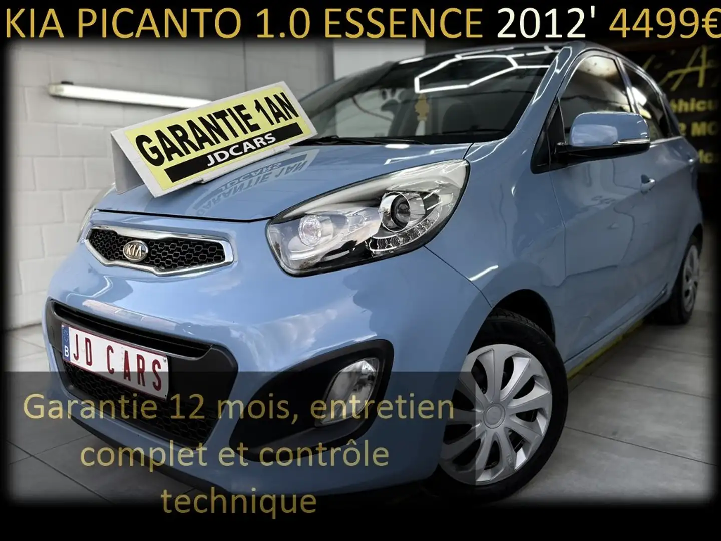 Kia Picanto Picanto 1.0 ESSENCE‼️GARANTIE 1AN CTOK‼️ Bleu - 1