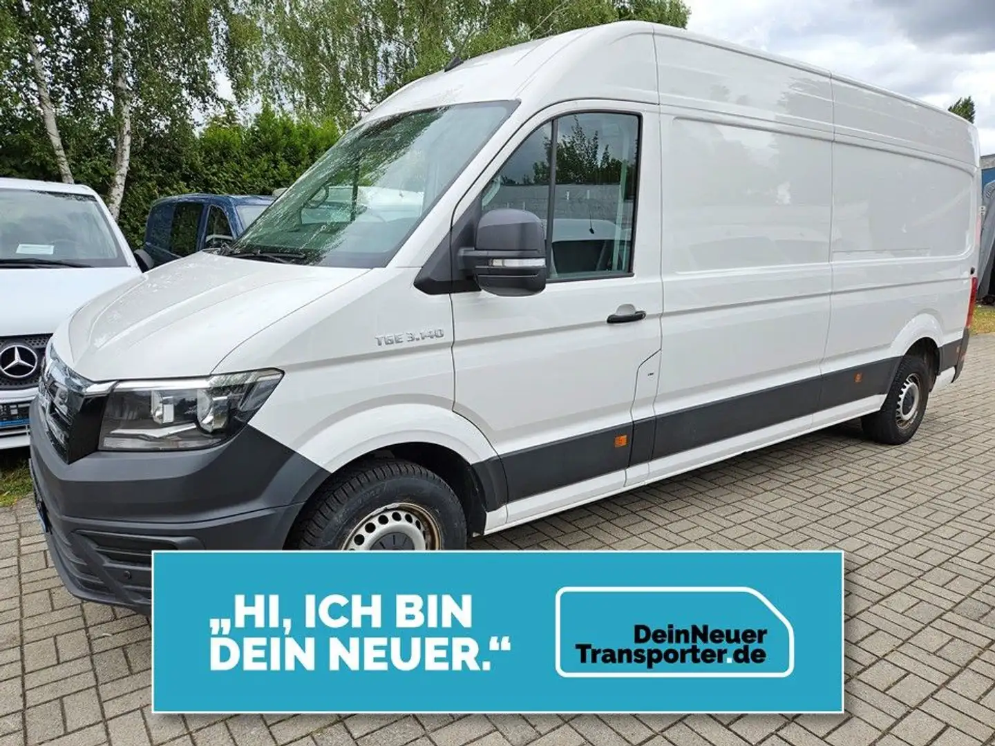 MAN TGE 3.140 MAXI|3,0t AHK|AC|KAM|TÜV+REIFEN+ÖLneu Weiß - 1