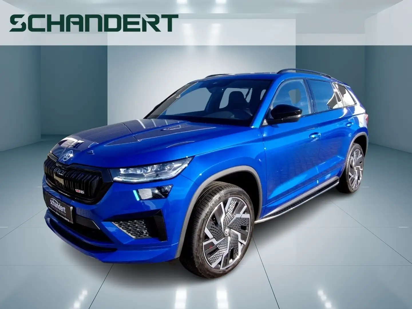 Skoda Kodiaq 2.0 TSI RS 4x4 DSG Matrix AHK Navi Pano Klimaaut Blau - 1