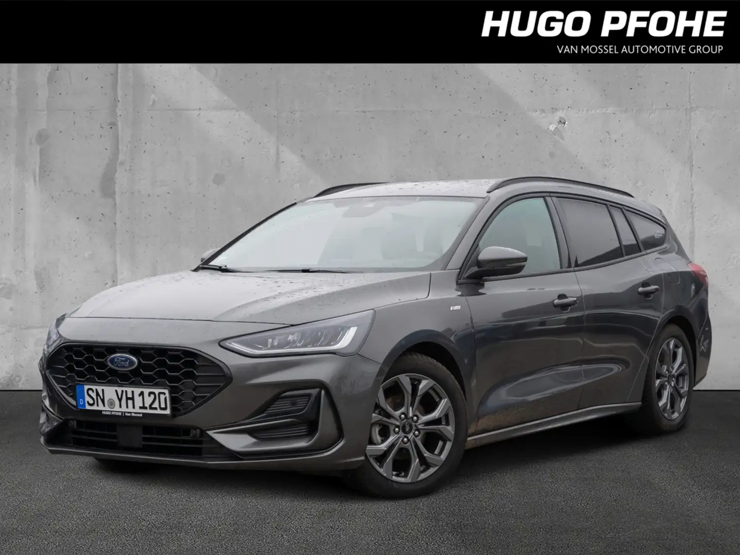 Ford Focus ST-Line 1.0 EcoBoost Hyb. 155 PS Turnier. ATM. ACC Grau - 1