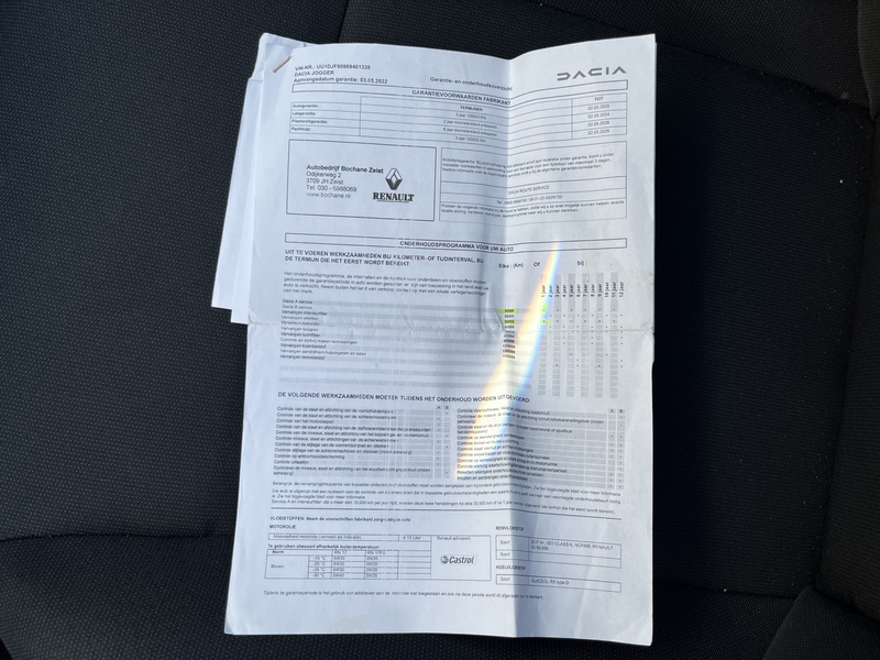 Dacia Jogger 1.0 TCe 110 7-Persoons Airco Cruise controle Trekh — photo 36