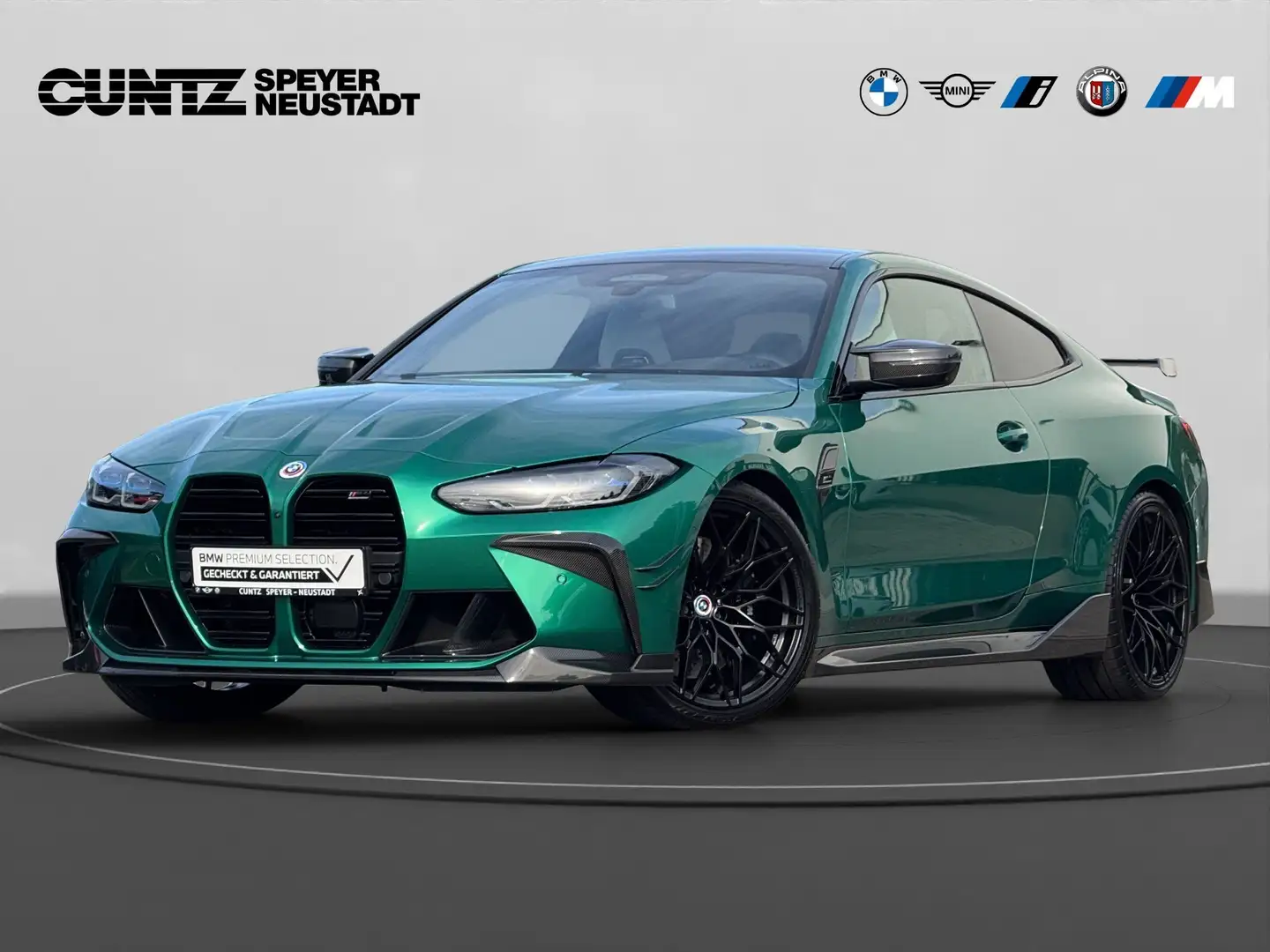 BMW M4 Competition M xDrive Coupé M Performance Drive-Par Zöld - 2
