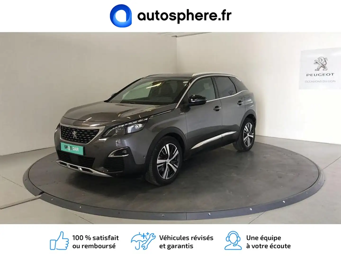 Peugeot 3008 1.2 PureTech 130ch GT Line S&S EAT6 Gris - 1