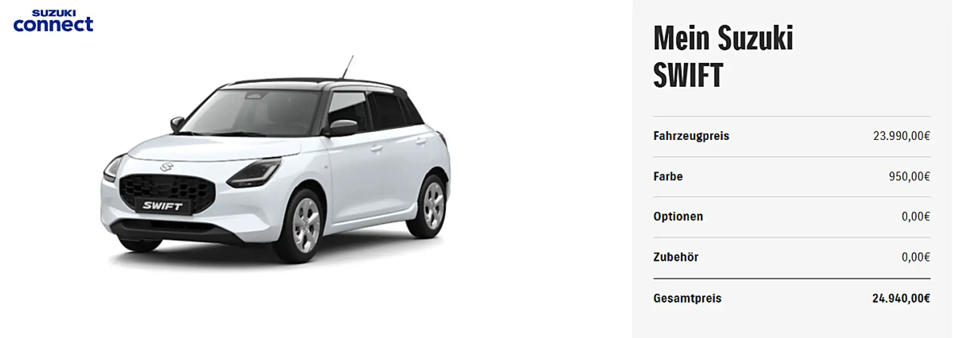 Suzuki Swift 1,2 Hybrid Allgrip Shine Weiß - 1